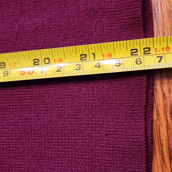 Ann Taylor Loft, Size Medium,  burgundy - Picture 4 of 5